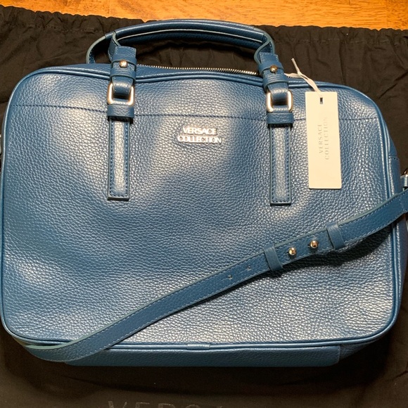 slate blue purse